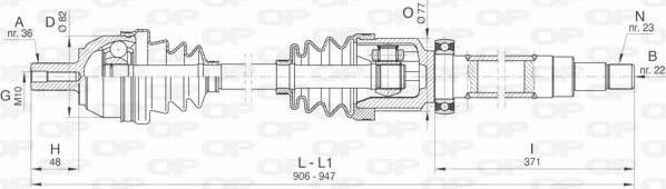 Open Parts DRS6448.00 - Albero motore/Semiasse www.autoricambit.com