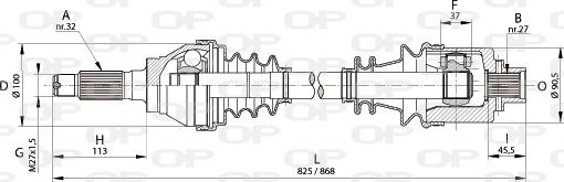 Open Parts DRS6169.00 - Albero motore/Semiasse www.autoricambit.com