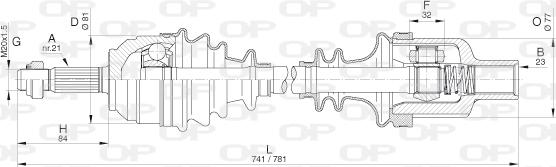 Open Parts DRS6302.00 - Albero motore/Semiasse www.autoricambit.com