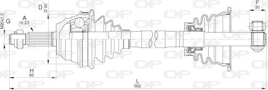 Open Parts DRS6277.00 - Albero motore/Semiasse www.autoricambit.com