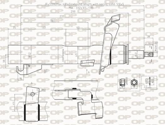 Open Parts SAB8490.31 - Ammortizzatore www.autoricambit.com