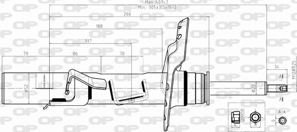 Open Parts SAB8491.31 - Ammortizzatore www.autoricambit.com