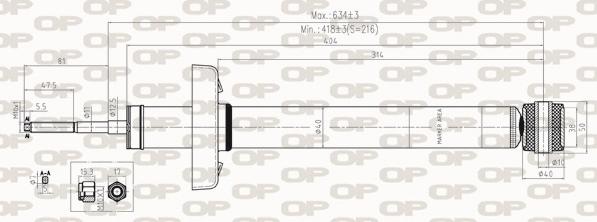 Open Parts SAB8488.32 - Ammortizzatore www.autoricambit.com