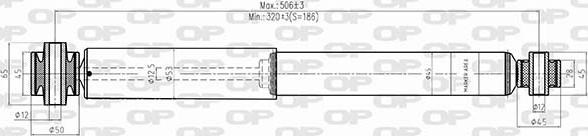 Open Parts SAB8483.32 - Ammortizzatore www.autoricambit.com