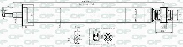 Open Parts SAB8487.32 - Ammortizzatore www.autoricambit.com