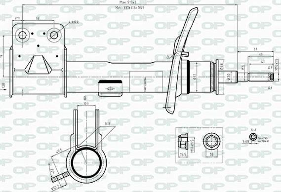 Open Parts SAB8542.31 - Ammortizzatore www.autoricambit.com