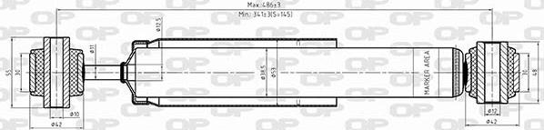 Open Parts SAB8566.32 - Ammortizzatore www.autoricambit.com