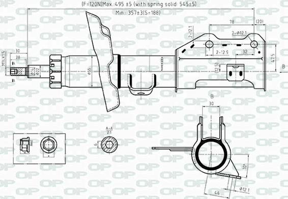 Open Parts SAB8518.31 - Ammortizzatore www.autoricambit.com