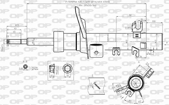 Open Parts SAB8578.31 - Ammortizzatore www.autoricambit.com