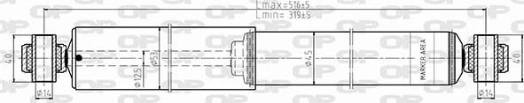 Open Parts SAB8655.32 - Ammortizzatore www.autoricambit.com