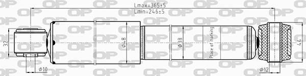 Open Parts SAB8613.32 - Ammortizzatore www.autoricambit.com