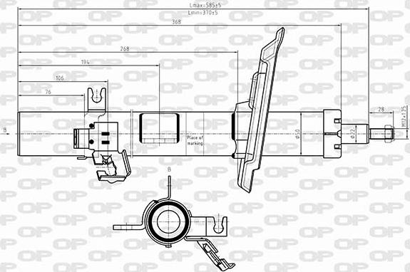 Open Parts SAB8624.31 - Ammortizzatore www.autoricambit.com