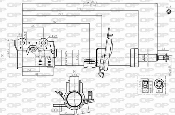 Open Parts SAB8621.31 - Ammortizzatore www.autoricambit.com