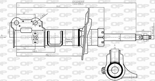 Open Parts SAB8627.31 - Ammortizzatore www.autoricambit.com