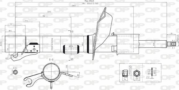 Open Parts SAB8060.31 - Ammortizzatore www.autoricambit.com