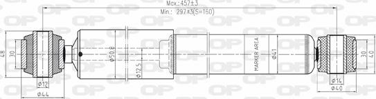 Open Parts SAB8006.32 - Ammortizzatore www.autoricambit.com