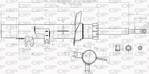 Open Parts SAB8011.31 - Ammortizzatore www.autoricambit.com