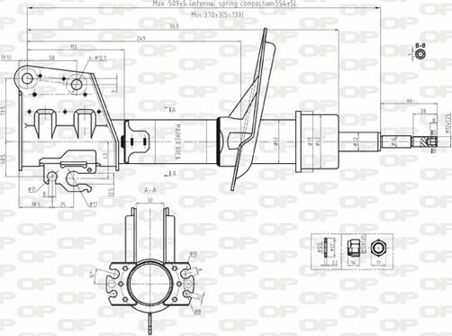 Open Parts SAB8021.31 - Ammortizzatore www.autoricambit.com