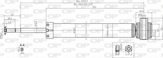 Open Parts SAB8079.32 - Ammortizzatore www.autoricambit.com