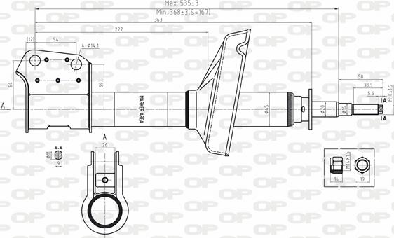 Open Parts SAB8100.11 - Ammortizzatore www.autoricambit.com