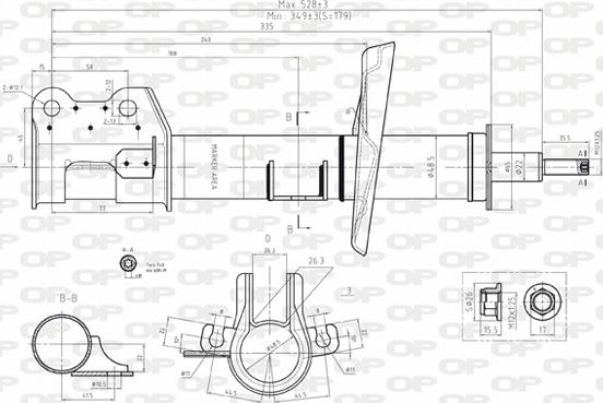 Open Parts SAB8101.31 - Ammortizzatore www.autoricambit.com