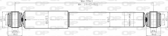 Open Parts SAB8171.12 - Ammortizzatore www.autoricambit.com