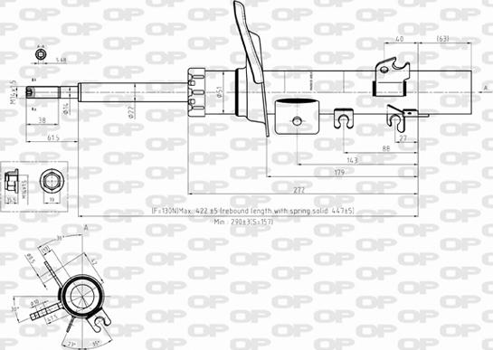 Open Parts SAB8360.31 - Ammortizzatore www.autoricambit.com