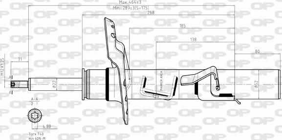 Open Parts SAB8386.31 - Ammortizzatore www.autoricambit.com