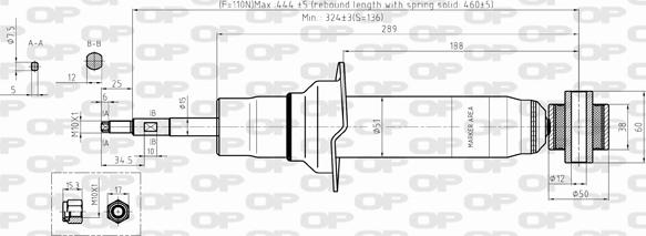 Open Parts SAB8334.32 - Ammortizzatore www.autoricambit.com