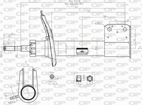 Open Parts SAB8242.31 - Ammortizzatore www.autoricambit.com