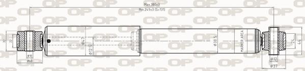 Open Parts SAB8252.32 - Ammortizzatore www.autoricambit.com