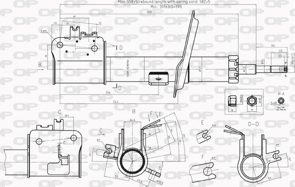 Open Parts SAB8217.31 - Ammortizzatore www.autoricambit.com