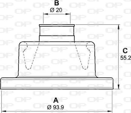 Open Parts SJK7002.00 - Cuffia, Semiasse www.autoricambit.com