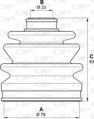 Open Parts SJK7034.00 - Cuffia, Semiasse www.autoricambit.com