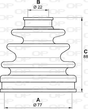 Open Parts SJK7071.00 - Cuffia, Semiasse www.autoricambit.com