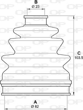 Open Parts SJK7197.00 - Cuffia, Semiasse www.autoricambit.com