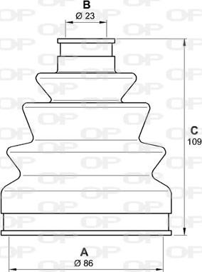 Open Parts SJK7112.00 - Cuffia, Semiasse www.autoricambit.com