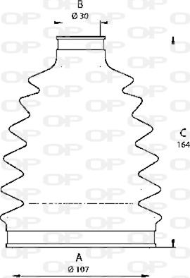 Open Parts SJK7201.00 - Cuffia, Semiasse www.autoricambit.com