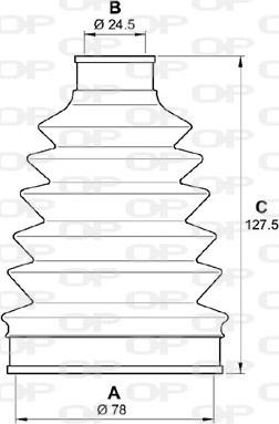 Open Parts SJK7216.00 - Cuffia, Semiasse www.autoricambit.com