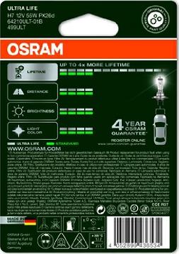 Osram 64210ULT-01B - Lampadina, Faro di profondità www.autoricambit.com