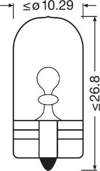 Osram 2825CBN - Lampadina, Indicatore direzione www.autoricambit.com