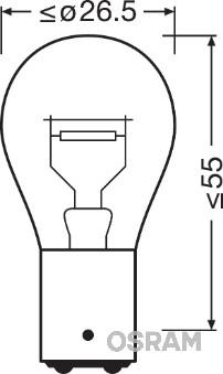 Osram 7538LDR-01B - Lampadina, Luce stop/Luce posteriore www.autoricambit.com