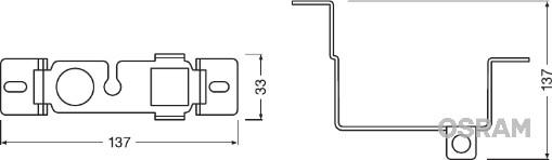 Osram LEDFOG101-NIS-M - Supporto, Fendinebbia www.autoricambit.com