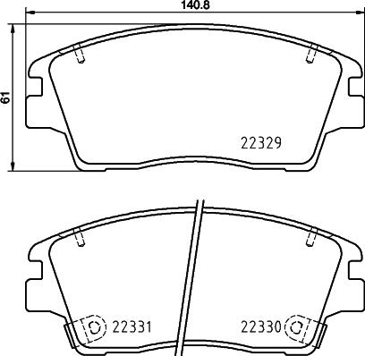 Valeo 9011184 - Kit pastiglie freno, Freno a disco www.autoricambit.com