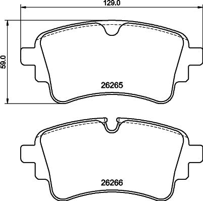 VW 8W0 698 451 AK - Kit pastiglie freno, Freno a disco www.autoricambit.com