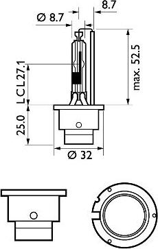 PHILIPS 85126WHV2C1 - Lampadina, Faro di profondità www.autoricambit.com