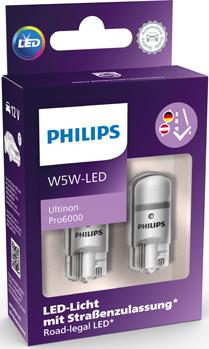 PHILIPS 11961HU60X2 - Lampadina, Luce abitacolo www.autoricambit.com