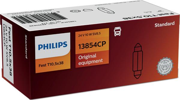 PHILIPS 13854CP - Lampadina, Luce targa www.autoricambit.com