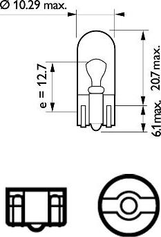 PHILIPS 12961LLECOB2 - Lampadina, Indicatore direzione www.autoricambit.com