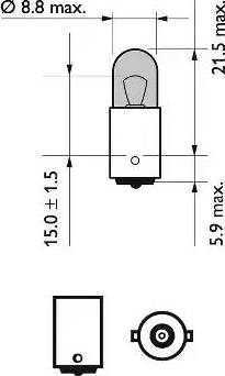 PHILIPS 12929NBVB2 - Lampadina, Luce accesso www.autoricambit.com